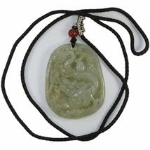 2&quot; China Certified Grade A Nature Hisui Jadeite Jade Auspicious Dragon N... - £43.46 GBP