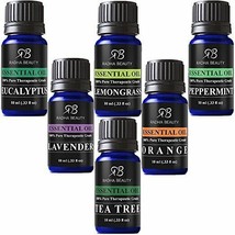 Essential Radha Beauty Oils Aromatherapy 100% Pure 6 Therapeutic Essential Oils - £23.91 GBP