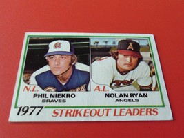 1978 Topps # 206 1977 Strikeout Leaders Nm / Mint Or Better !! - £27.48 GBP