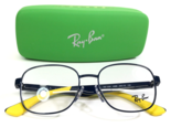 Ray-Ban Eyeglasses Frames RB1059 4088 Yellow Navy Blue Square Full Rim 4... - $79.19