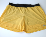 REI Co-Op Men&#39;s Swiftland Running Shorts Lined Yellow Quick Dry Size XL - £15.72 GBP