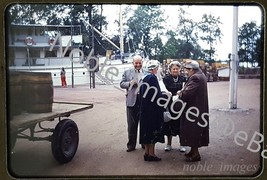 1940s Old Women and Man Dockside, Sweden Kodachrome Slide - £2.72 GBP