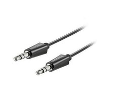 Insignia - 6&#39; 3.5mm Audio Cable - Black Model: NS-MH32 - £8.39 GBP