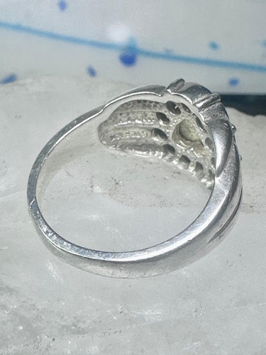 Black Hills Gold Ring leaf band size 7.75 sterling silver women girls Item image 5