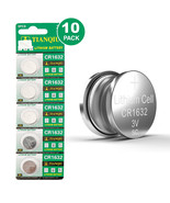 Cr1632 Battery 3V Lithium Coin Cell Cr1632 Batteries (10 Count) - £13.58 GBP