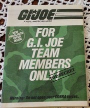 Mattel Vintage GI Joe 1984 Boooklet For Team Members Only - $7.87