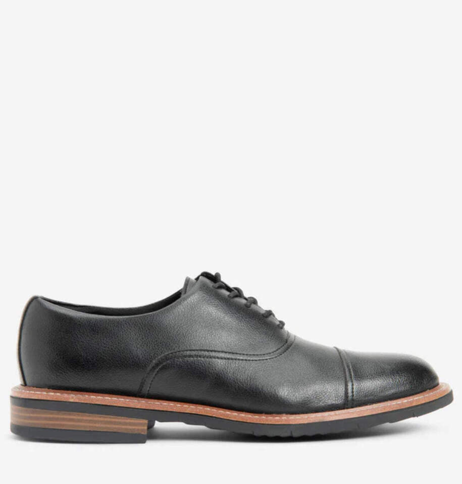 Kenneth Cole Reaction Men Oxford Black Dress Shoes - £44.10 GBP