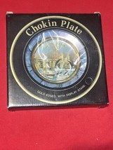 Vintage Chokin Plate  San Francisco Skyline Souvenir  3” 24K Gold Edged - £11.07 GBP