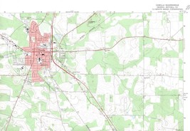 Camilla Quadrangle Georgia 1971 USGS Topo Map 7.5 Minute Topographic - $23.99