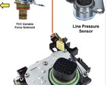 Dodge 62TE 3 PC KIT - ALL Solenoids w/ TCC &amp; LPS Sensors 05078709AB 2006... - $138.59