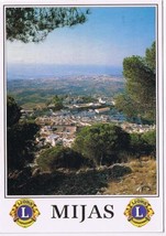 Spain Postcard Lions Club International Mijas Malaga General View - £2.32 GBP
