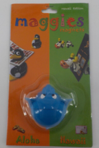 Maggies Magnets Hawaii Edition Cute Blue Elephant Front &amp; Back Magnet Aloha - $5.99