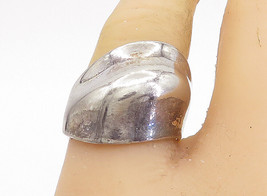 925 Sterling Silver - Vintage Shiny Smooth Dome Style Band Ring Sz 7.5 - RG7474 - £33.22 GBP