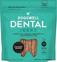 Dogswell Dog Dental Jerky Grain Free Chicken 24oz. - £36.35 GBP