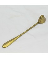 Candle Snuffer Fixed Solid Brass 8&quot; Long 1&quot; Wide  Vintage - $311.05 MXN