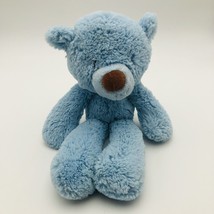 Baby Gund Lil Fuzzy Blue Teddy Bear 13 inch Plush 4030416 - $12.00