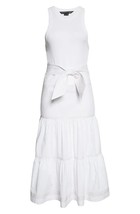 NWT Veronica Beard Austyn in White Mixed Media Cotton Midi Tank Dress L $398 - £125.70 GBP