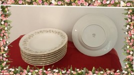 Set Of 8 SOUP/SALAD Bowls Italy Richard Ginori Floral Design 9X9 - £50.89 GBP