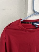 Club Room Men Fleece Crewneck Sweater Long Sleeve Sweatshirt, Red M - £10.12 GBP