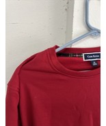 Club Room Men Fleece Crewneck Sweater Long Sleeve Sweatshirt, Red M - £10.12 GBP