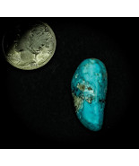 14.5 cwt. Rare Vintage Blue Gem Turquoise Cabochon - $69.00