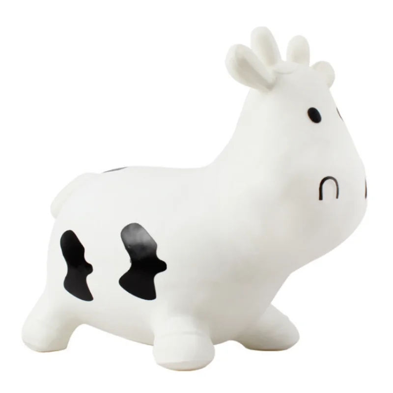 Toy 58*49*25cm Baby Jumping Horse Inflatable Ride on Animal Children Cute Cow - £31.52 GBP
