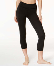 Gaiam Womens Criss Cross Contrast Athletic Leggings Size X-Small Color Black - £32.14 GBP