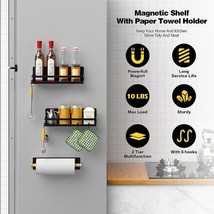 SANNO Refrigerator Magnetic Spice Rack Organizer Seasoning Organizers - £21.23 GBP