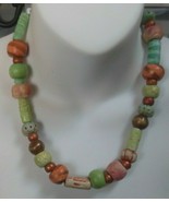 Antique African Trade Beads Ceramic/Stone 19&quot; long - $294.62 CAD