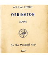 1977 Orrington Maine Annual Municipal Town Report Vintage Booklet Penobs... - $29.99