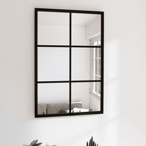Mirror Black Metal, Glass Standard Wall Mounting Mirror - $172.62 CAD