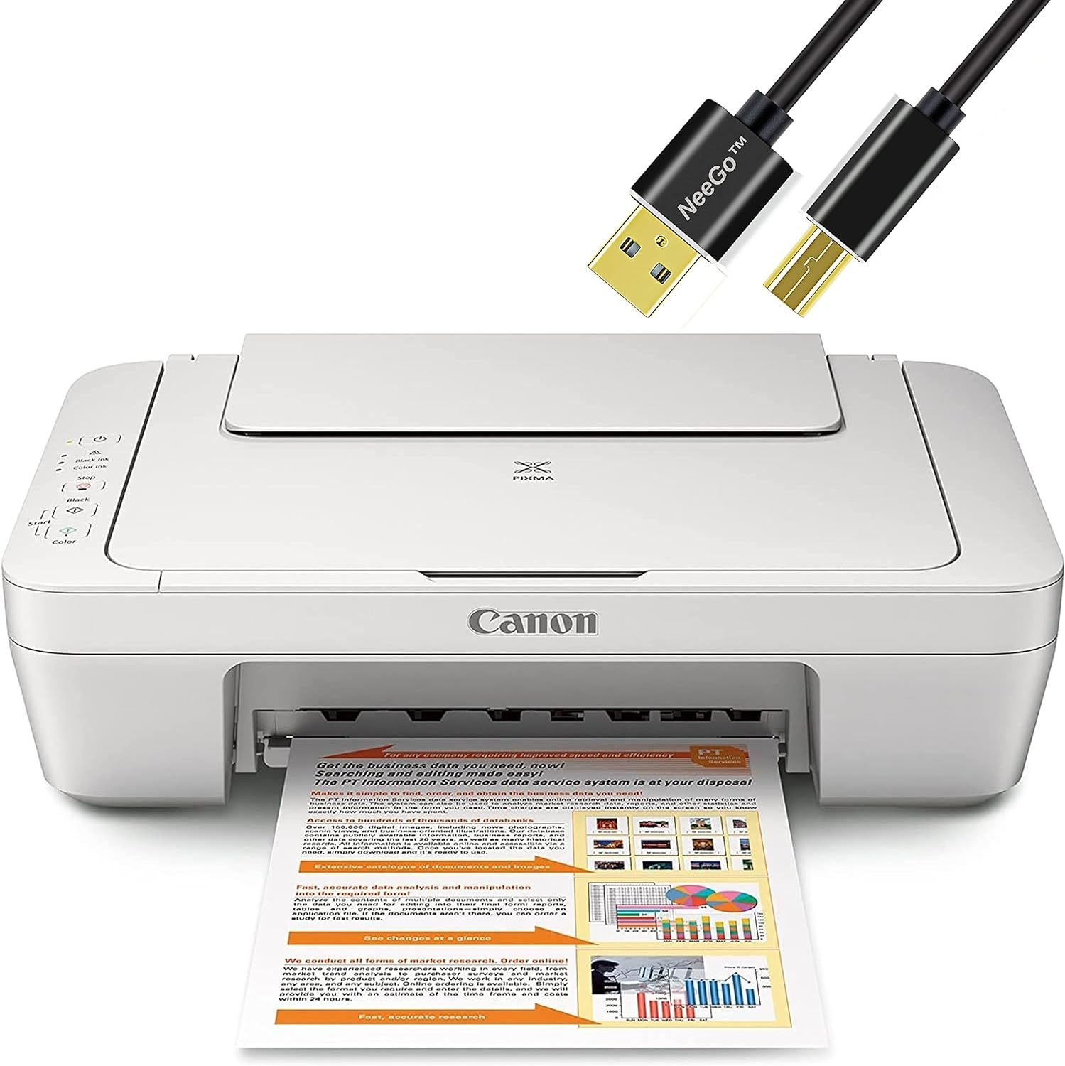 All-In-One Color Inkjet Printer From The Canon Pixma Mg Series, Up To 4800 X 600 - £111.62 GBP