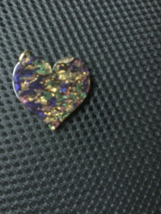 Beautiful Multicolored Acrylic Heart Pendant - $20.00