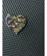 Beautiful Multicolored Acrylic Heart Pendant - $380.13 MXN