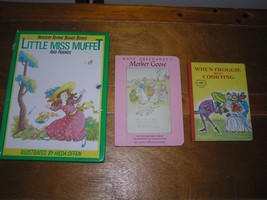 Lot Of 3 Vintage To Now Little Miss Muffet Mother Goose When Froggie Board Books - £14.80 GBP