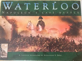 Waterloo Napoleon&#39;s Last Battle Board Game by Alex Berg - - $49.00