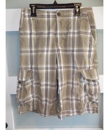 Urban Pipeline Brown Plaid W/Adjustable Waist Shorts Size 16 Boy&#39;s - €19,19 EUR