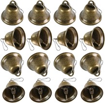 BigOtters Craft Bells, 16PCS Bronze Jingle Bells Vintage Bells (1.7&quot; X 1... - $20.43 CAD