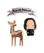 Harry Potter Enamel Pins: Chibi Professor Severus Snape, Expecto Patronu... - $64.90