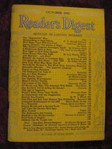 Reader&#39;s Digest October 1942 Igor Sikorsky Warplanes Walter Lippmann Walt Disney - £5.38 GBP