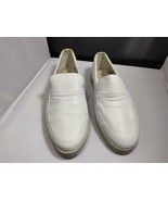 BALLY Ultra Wave Leather White Loafers **Right Size 10M &amp; Left Size 7-1/... - £39.73 GBP