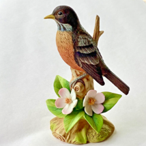 Vintage Andrea by Sadek Porcelain Robin Figurine - 9386 - $15.00