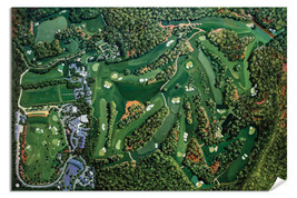 Augusta National Golf Holes all holes Aerial View Overhead Masters Art P... - $24.99+