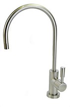 Euro-luxury RO Faucet 1/4&quot;- Brushed Nickel Finish. Fits all water filter &amp; RO sy - £33.42 GBP