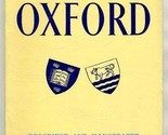 The Charm of Oxford Described Illustrated in Sepia Photogravure Booklet  - $17.87
