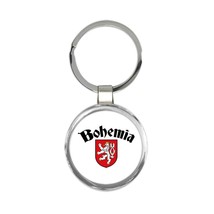 Bohemia Czech Republic : Gift Keychain Lion Coat Of Arms Crystals Easter... - $7.99