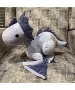 Bellzi Dragon Plush Stuffed Animal Lavender Purple Poseable Wings 15.5” - €16,21 EUR