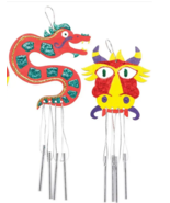 Baker Ross Craft It Chinese New Year Wooden Wind Chime - $242.71 MXN