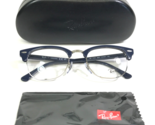 Ray-Ban Eyeglasses Frames RB5154 8231 Navy Blue Silver Clubmaster 51-21-145 - $98.99