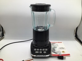 KITCHENAID Ultra Power Blender 5 Speed Model KSB50B4 Black Glass Jar wit... - $64.34